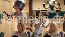 Carica l&#39;immagine nel visualizzatore di Gallery, 6181 KatharinaD 3 set dryer and comb out by barber