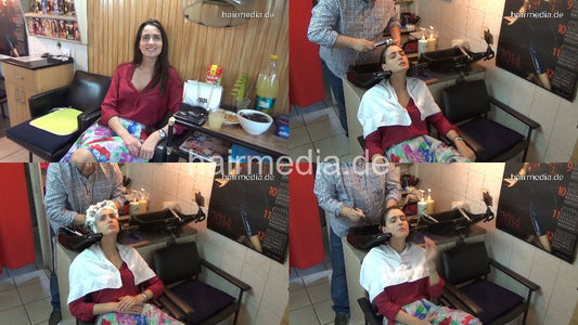 1138 03 Helen backward wash shampooing by strict barber Frizer
