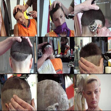Load image into Gallery viewer, 898 6 Sandra a few month later, second forced headshave by same male client   TRAILER