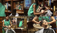 Laden Sie das Bild in den Galerie-Viewer, 9035 Mitchelle by Sylvija in apron backward salon hair shampooing