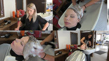 Load image into Gallery viewer, 1036 03 AnnaLena backward pampering wash salon shampooing in pvc shampoocape