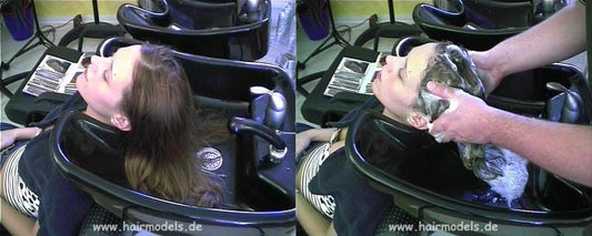 664 Mona s0133 backward shampooing, 16 min video for download