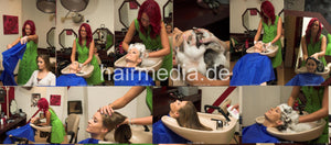 199 14 EllenS backward salon shampooing by redhead in Nylonkittel