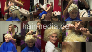 7042 Sabrina 2 fake perm on bleached hair by Silvija and KristinaB