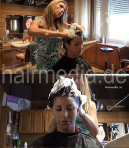 9059 02 Aylin thick long hair  by KristinaB upright salon shampooing hair  wash
