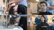 将图片加载到图库查看器，8155 twincut 3 teen forward hairwash shampooing by barber