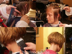 887 TamaraS complete, forwardwash and bob aline haircut Igelit cape Pankow Salon
