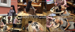 6169 Mascha backward shampoo long black hair