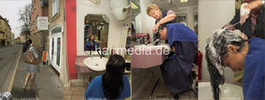 6115 Oxana 1 topmodel in boots forward salon shampooing hairwash by mature barberette