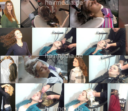 342 Five Clients, shampooing salon backward Portugal