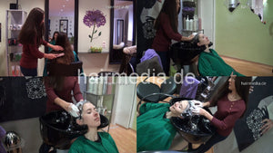 362 LauraZ by AlisaF backward shampoo hairwash in salon