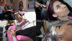 374 4 Jovana by Sandra salon hairwash shampooing redhead