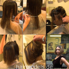 Load image into Gallery viewer, 8039 Eleni Cut  bob haircut by mature barberette
