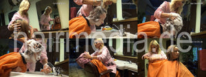 8131 4 Agata forward salon shampoobowl hair, head, ear and face wash in pink apron large tieclosure cape