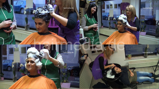 9049 4 cousin upright hair and ear wash