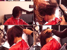 将图片加载到图库查看器，897 A-line cut by hobby barber blow dry video for download