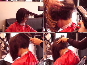 897 A-line cut by hobby barber blow dry video for download