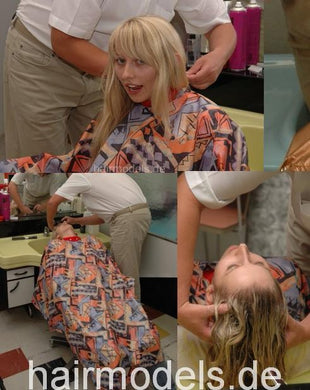325 Oxana blonde teen backward salon shampooing backward in forward bowl by hobbybarber