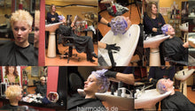 Load image into Gallery viewer, 488 Sonja 3 blue shampooing silver shampoo hairwash