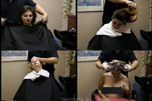 将图片加载到图库查看器，9019 Kaytlin topless all methods shampooing by barber