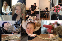 Carica l&#39;immagine nel visualizzatore di Gallery, 1032 casting Deborah blonde hair shampoo and blow out