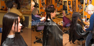 6087 Jenia 2 haircut long thick hair shiny black cape