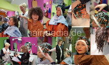 Carica l&#39;immagine nel visualizzatore di Gallery, 7090 EviE 2 fake perm small rod wet set vintage german hairsalon