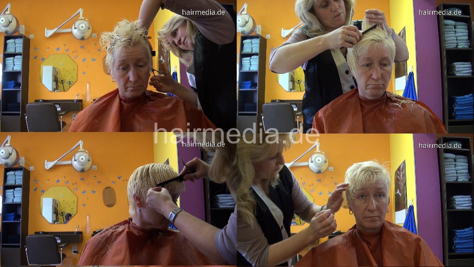 7090 PetraS 5 cut and blow short hair
