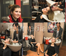 Load image into Gallery viewer, 6151 Patrizia 1 backward salon shampooing hairwash blonde long hair
