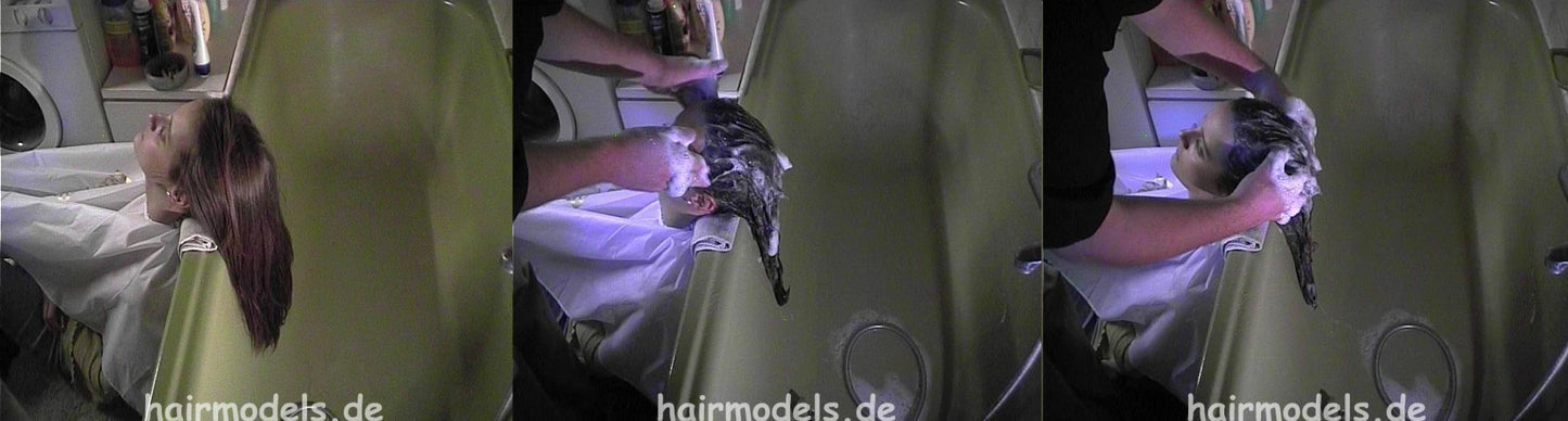 9106 M Silke shampooing by barber 8 min video for download
