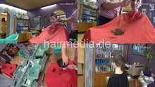 Charger l&#39;image dans la galerie, 8144 AnjaL 2 cut and buzz by barber truckdriver in barbershop chair