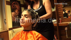 361 Parwana 1 indian thickhair upright hairwash by Talya satincape, Tokhi controlled