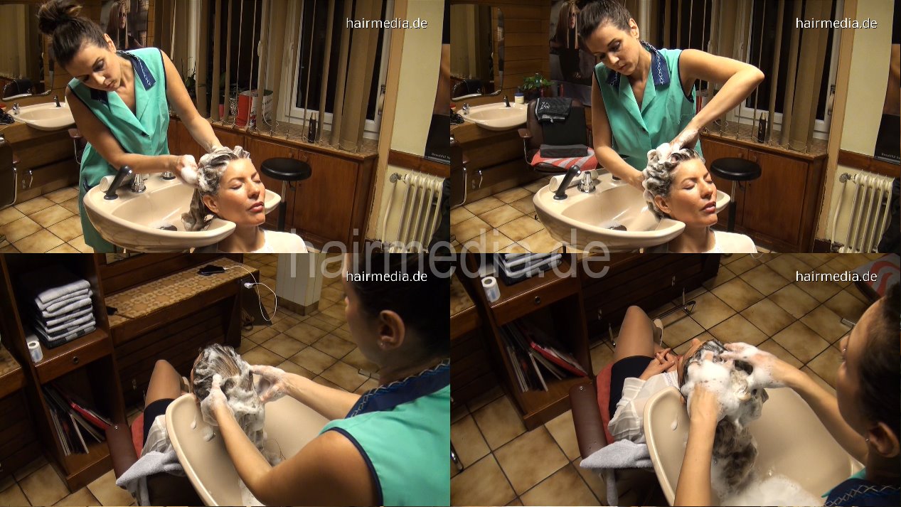 354 PetraK complete 125 min shampooing video for download