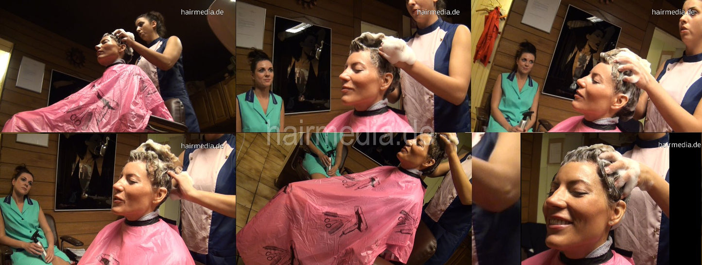 354 PetraK complete 125 min shampooing video for download