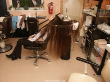 Laden Sie das Bild in den Galerie-Viewer, 183 Marianne XXL hair comb, play. 2x shampooing Igelit cape
