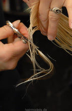 Laden Sie das Bild in den Galerie-Viewer, 879 Kleckse 2 Riesa haircutting blonde teen by mature barerette