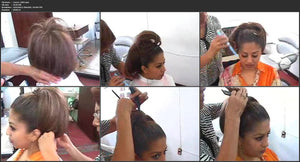 6199 Roses shampoo velcrorollers updo 60 min video for download