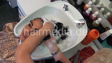 Cargar imagen en el visor de la galería, 368 FatmaY by mature barberette backward salon hair wash