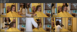 4052 daughter haircut in Mom´s salon  trailer