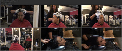 395 Barberettes each other Esther by Nadine upright shampoo into dry hair