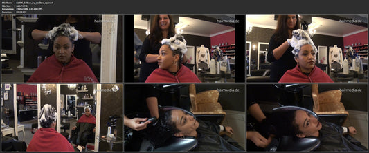 395 Barberettes each other Esther by Nadine upright shampoo into dry hair