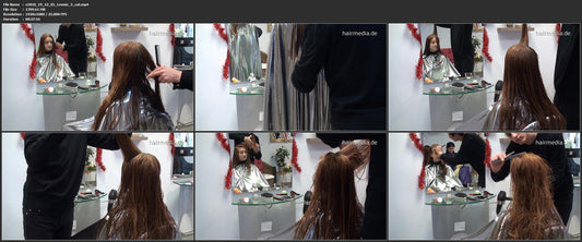 8154 LeonieAM 3 cut by Barber Peri 27 min HD video for download