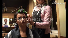 将图片加载到图库查看器，6169 Sahra set thick black hair traditional german salon mature hairdresser