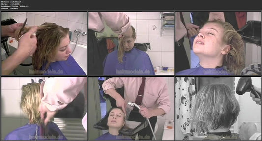 h043 Loreley at home haircut by hobbybarber Part 2 cut