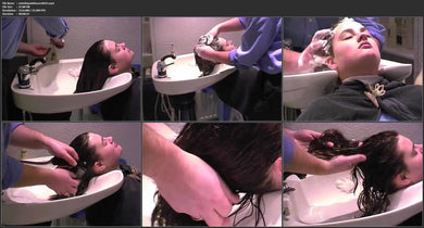 937 Schnittpunkthaare Barberette shampooing backward by barber 9 min video for download