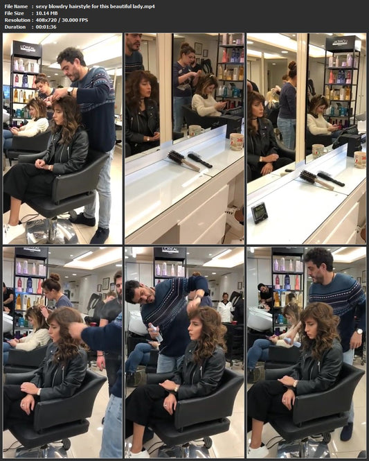 1062 sexy blowdry hairstyle for this beautiful lady