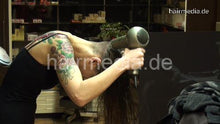 Laden Sie das Bild in den Galerie-Viewer, 361 Sophia 4 blow dry job damaged undercut sidecut hair tatoo