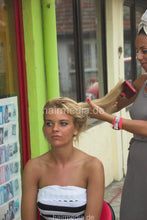 Load image into Gallery viewer, 9136 2 Sabrina outdoor rednails hair shampooing upright