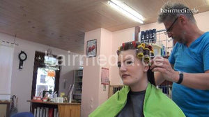 6168 Alena by old barber backward wash and set  DVD