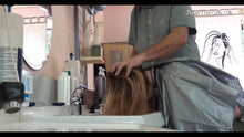 Load image into Gallery viewer, 9070 StefanieM forward shampoo hairwash by barber